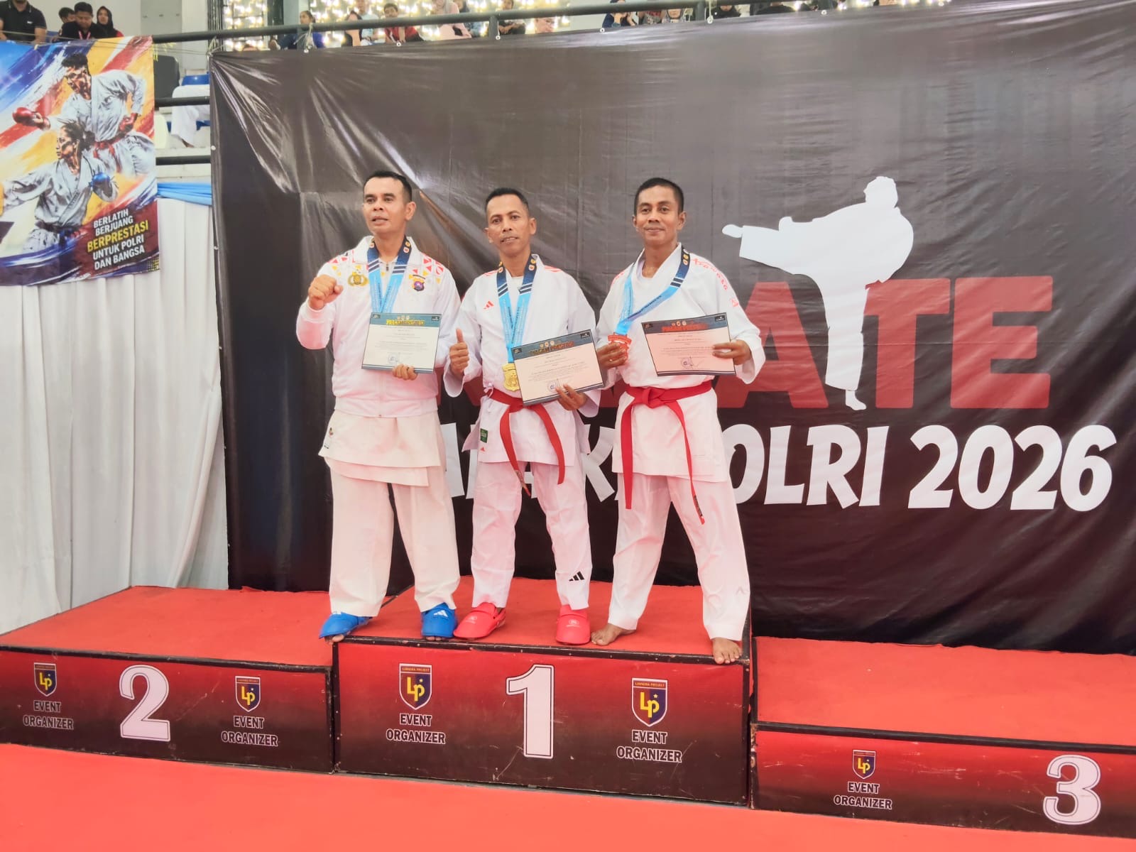 Kapolsek Galela Iptu Maks Manolang Sumbang Emas Perdana untuk Polda Malut di Hari Pertama Piala Kapolri 2026