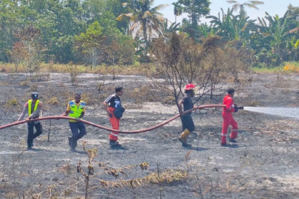 Polres Biak Numfor Gencar Sosialisasi Karhutla ke Warga, Kabut Asap Mulai Selimuti Biak Akibat Kebakaran
