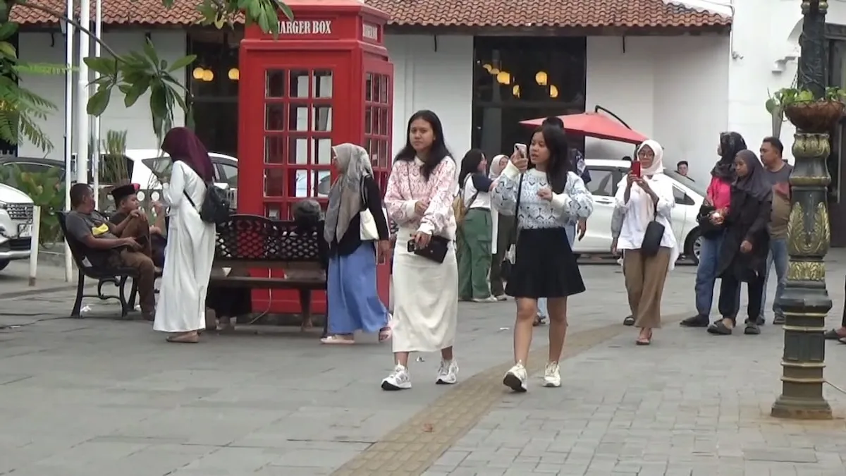 Libur Sekolah, Kawasan Kota Lama Semarang Dibanjiri Wisatawan dari Demak hingga Grobogan