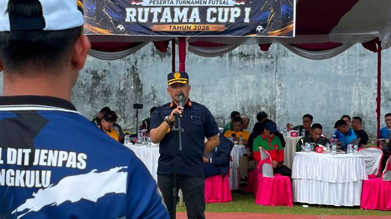 Rutan Manna Gelar Turnamen Futsal Rutama Cup I, Delapan Instansi di Bengkulu Selatan dan Kaur Siap Bertanding