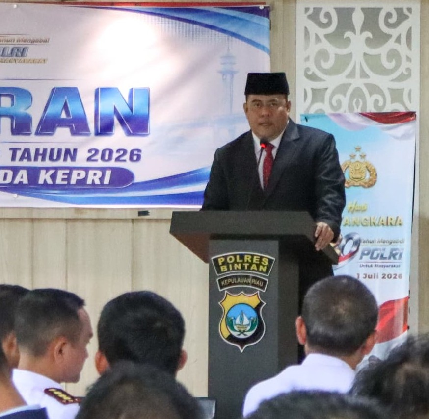 Sekda Bintan Dorong Polri Tingkatkan Kualitas Pelayanan Publik di Hari Bhayangkara ke-80, Apresiasi Pengungkapan 2,3 Kg Sabu