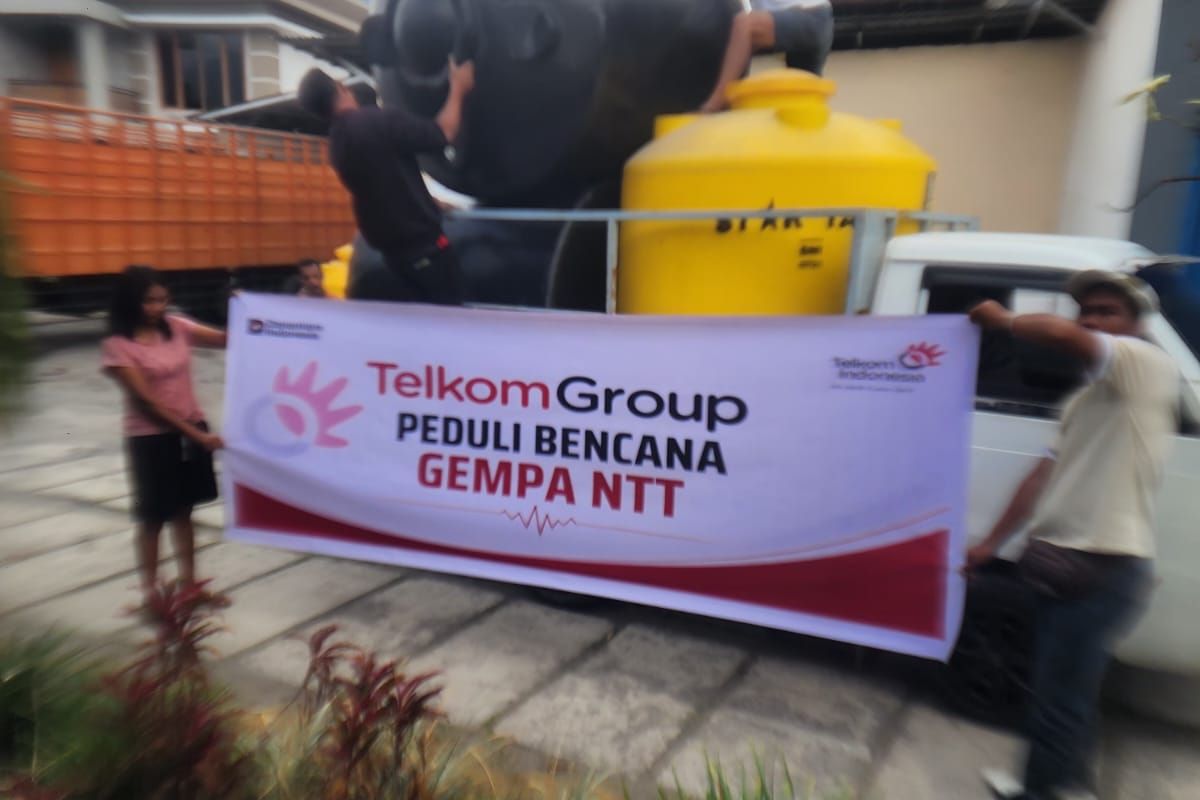 TelkomGroup Siagakan Bantuan Rp1,3 Miliar untuk Korban Gempa NTT