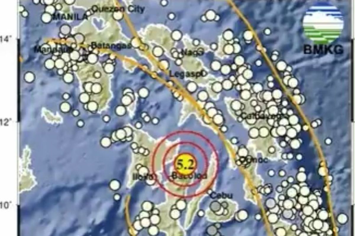 Gempa Magnitudo 5,2 Guncang Barat Laut Tahuna, Tiga Kali Terjadi Beruntun di Sangihe