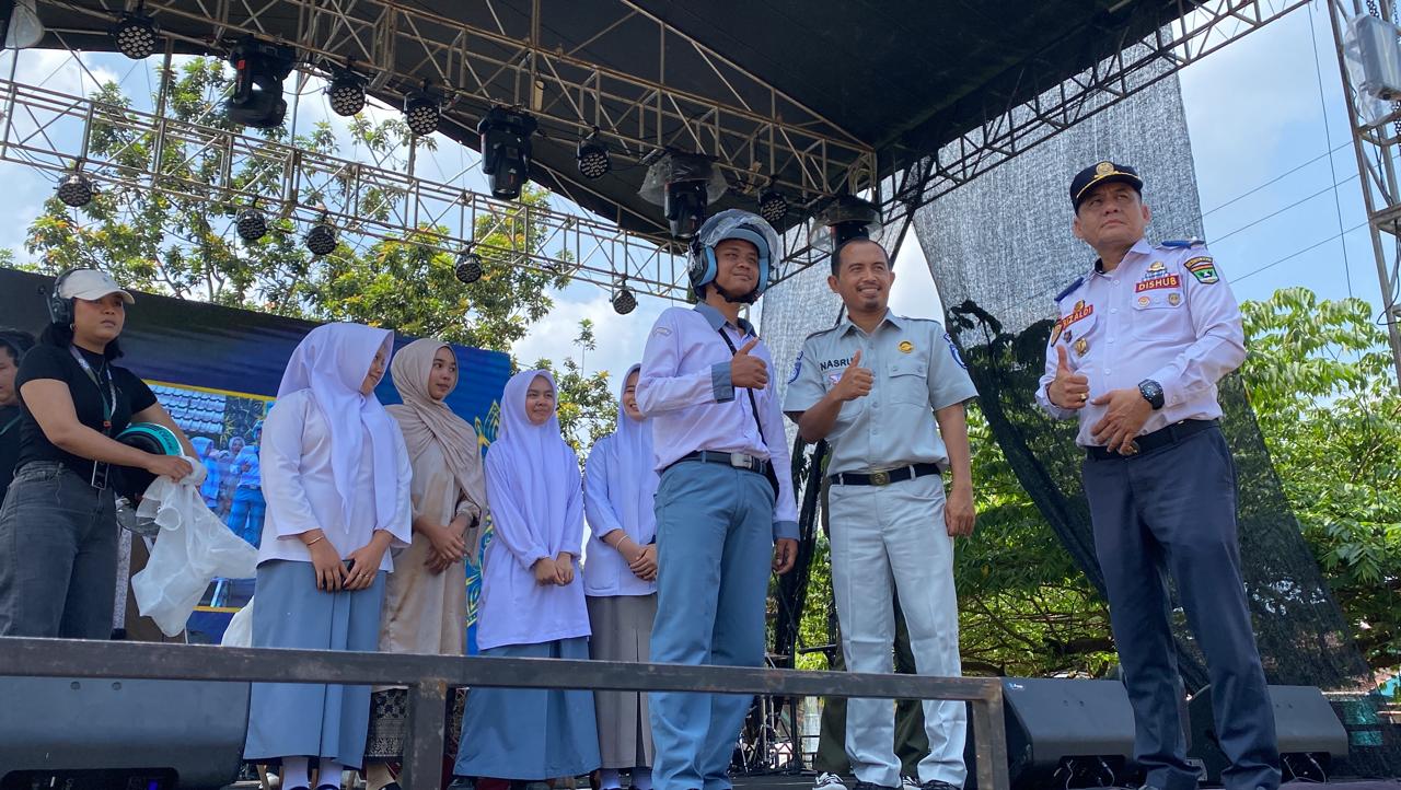 Jasa Raharja Sumbar Gelar Festival Lalu Lintas di Kayu Tanam, Ratusan Pelajar Diedukasi Keselamatan Berkendara