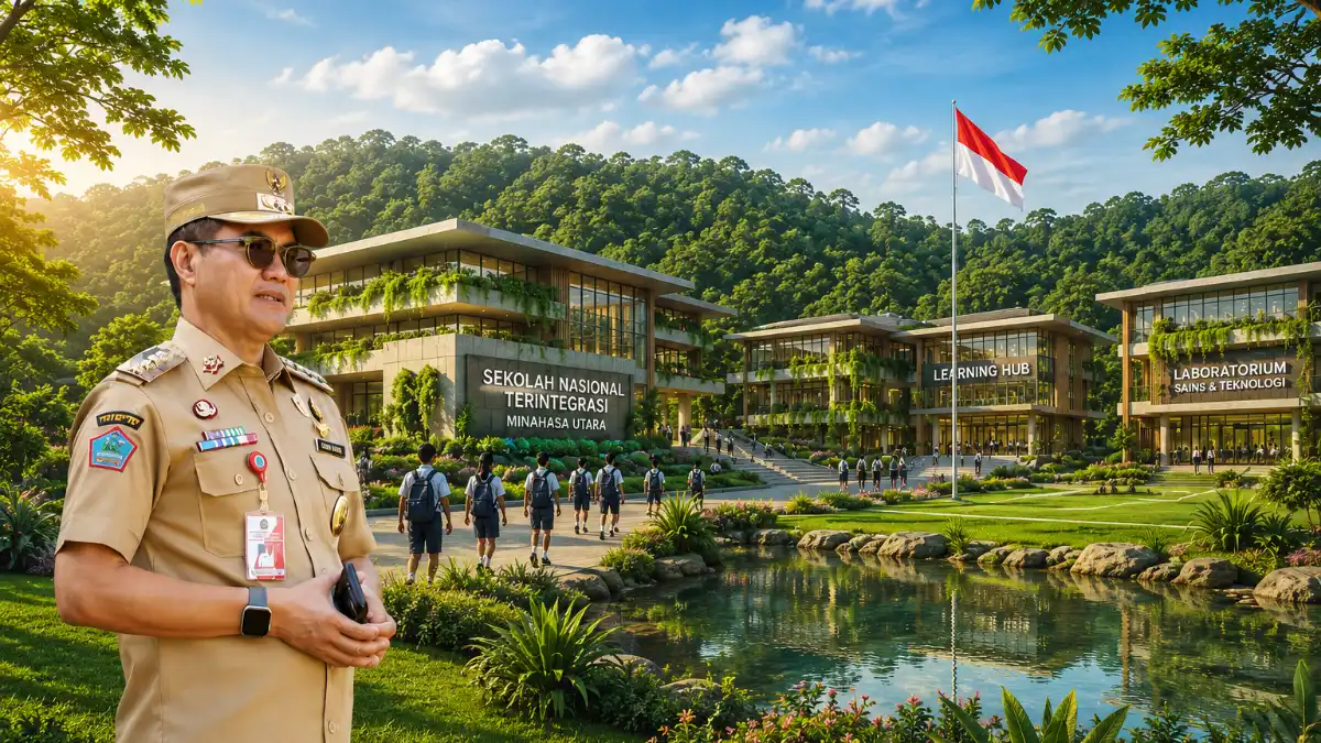 Bupati Joune Ganda Lobi ke Kemendikdasmen, Minahasa Utara Jadi Satu-satunya Daerah di Sulut Dapat Sekolah Nasional Terintegrasi