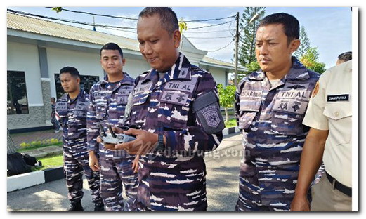 Kodaeral I Belawan Latih 40 Prajurit Terbangkan UAV untuk Awasi Perairan Sumatera Utara