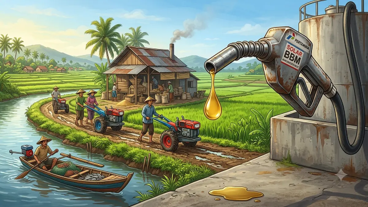 Krisis BBM Landa Lumbung Pangan di Kotawaringin Timur Selatan, Produksi Padi Terancam Turun Drastis
