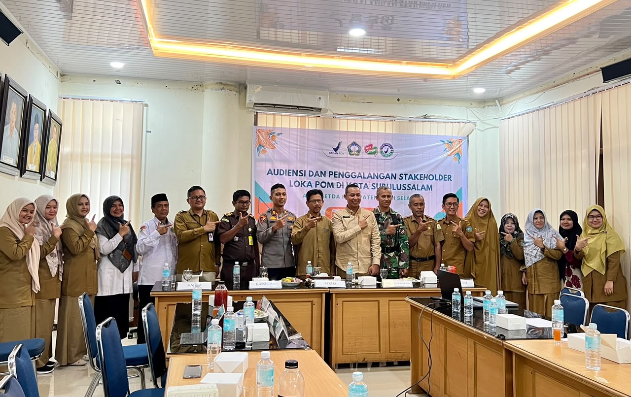 BBPOM Aceh Gandeng Polres, Kodim, dan Kejari di Aceh Selatan untuk Perkuat Pengawasan Obat dan Makanan