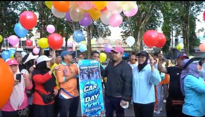 Resmi Dibuka, CFD di Merangin Sediakan Ruang Olahraga dan Peluang Baru bagi Pelaku UMKM