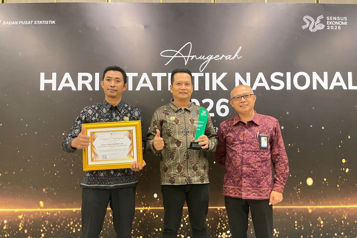 Desa Pengambengan Jembrana Raih Desa Cantik Nasional BPS, Jadi Wakil Bali di Anugerah Hari Statistik 2026