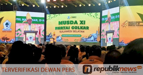 Musda XI Golkar Sulsel, Bahlil Titip Dua Tugas Utama untuk Ketua Terpilih: Genjot Struktur hingga Kecamatan dan Target Kursi