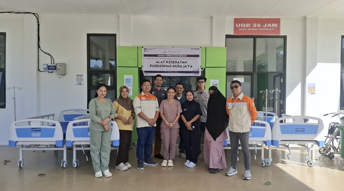 Bantuan Alkes Modern untuk Puskesmas di Halmahera Timur, PT Position Kirim Ranjang Pasien hingga Alat Gigi
