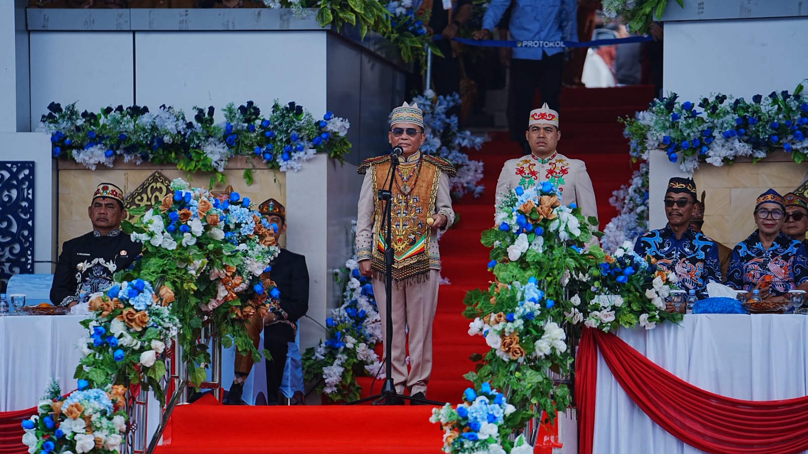 Gubernur Kalteng Ajak Warga Barito Utara Sukseskan Program Huma Betang di HUT ke-76, Tinjau Pangan Murah