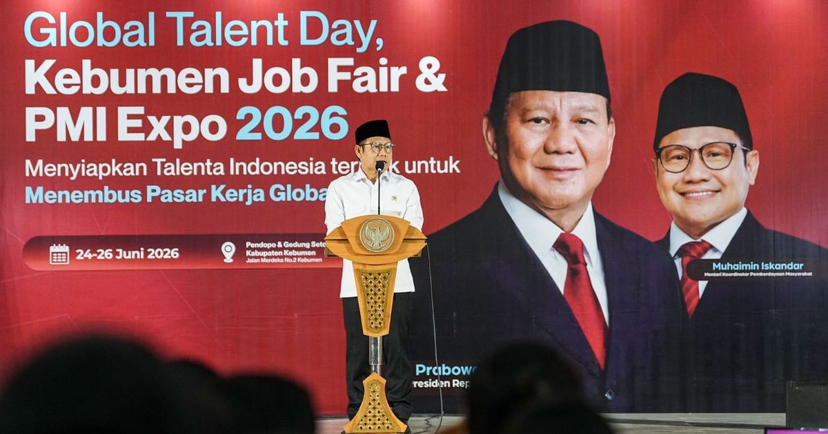 Menko Muhaimin Iskandar Resmi Buka Kebumen Job Fair 2026, 7.000 Lowongan Kerja Internasional Tersedia