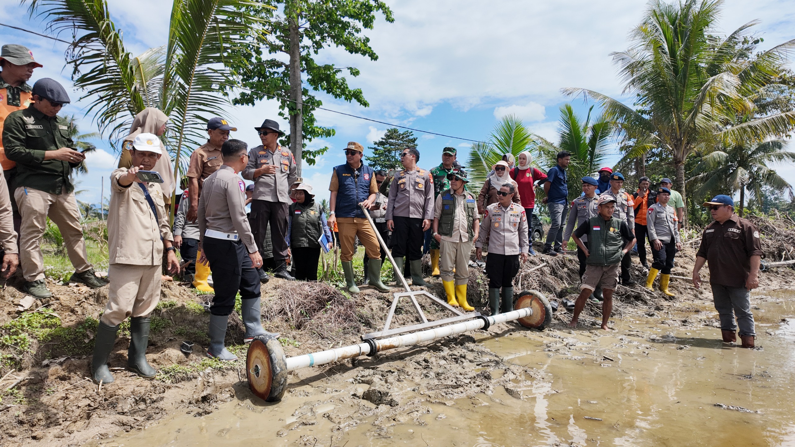 Bupati Luwu Utara Andi Rahim Tanam Perdana 400 Hektare Sawah Baru di Desa Pombakka, Targetkan Swasembada Beras
