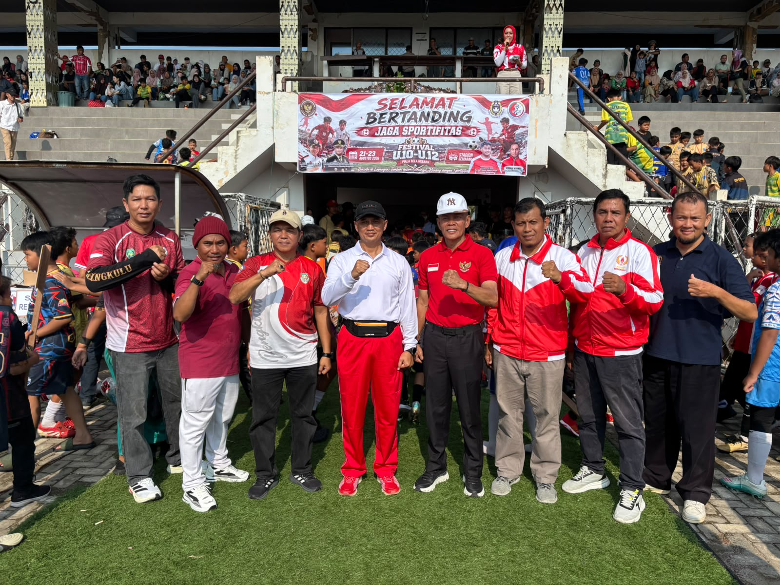 Piala Bela Negara 2026 Resmi Dibuka di Stadion Semarak Bengkulu, Danrem 041 Gamas Targetkan Lahirkan 