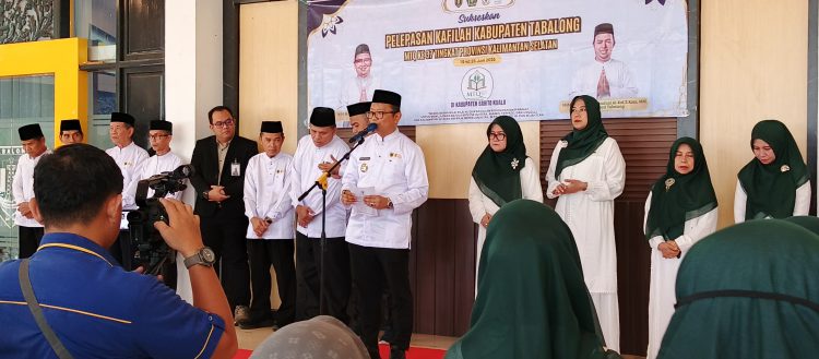 Bupati Tabalong Lepas 89 Kafilah MTQ ke Batola, Peserta Peraih Emas Dapat Hadiah Umrah hingga Tabungan Haji