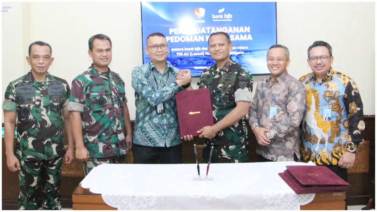 bank bjb Jalin Kerja Sama dengan Lanud Husein Sastranegara Bandung, Layani Payroll dan Kredit untuk Anggota TNI AU