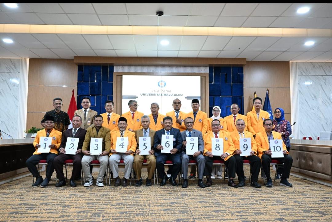 10 Bakal Calon Rektor UHO Lolos Verifikasi Administrasi, Prof. Ashar Bafadal Tersingkir Gagal Penuhi Syarat Manajerial
