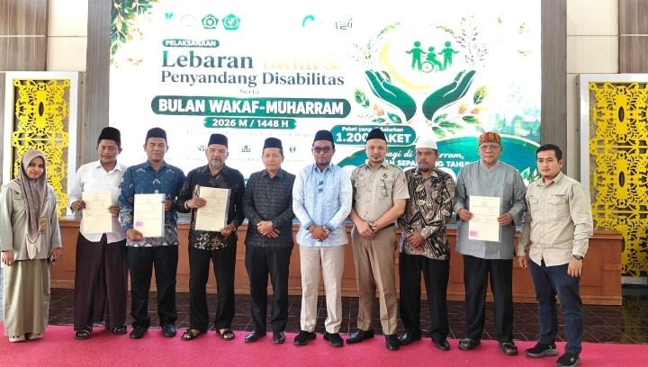 Pemkab Pidie Jadikan Bulan Muharram sebagai Momentum Wakaf Nasional, Santuni Puluhan Anak Disabilitas
