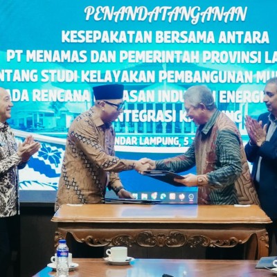 Pemprov Lampung Teken Studi Kelayakan Kawasan Industri Energi Katibung, Target Serap 300.000 Barel Minyak per Hari