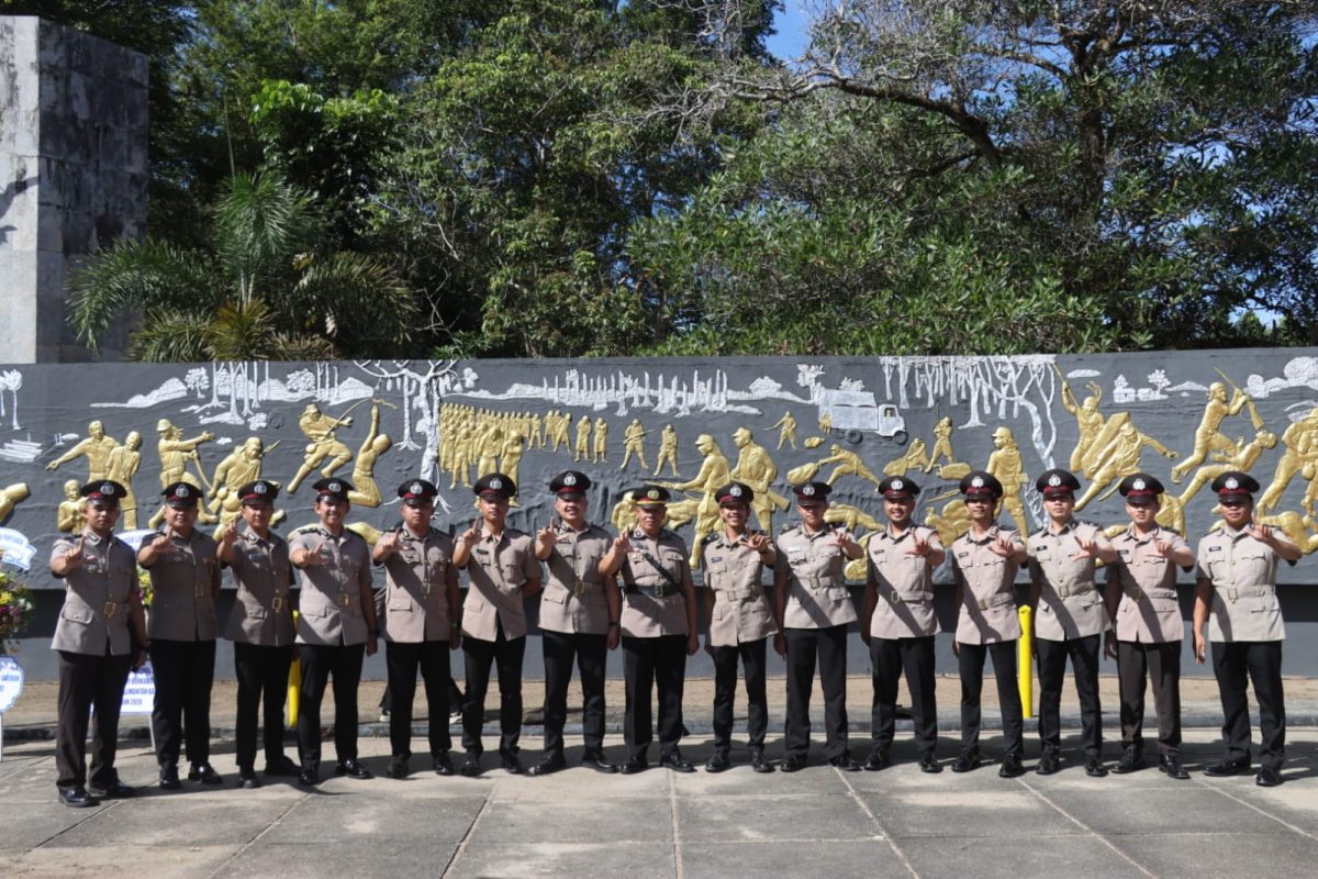 Polres Landak Ikuti Upacara Hari Berkabung Daerah 2026 di Makam Juang Mandor, Kenang Korban Kekejaman Jepang