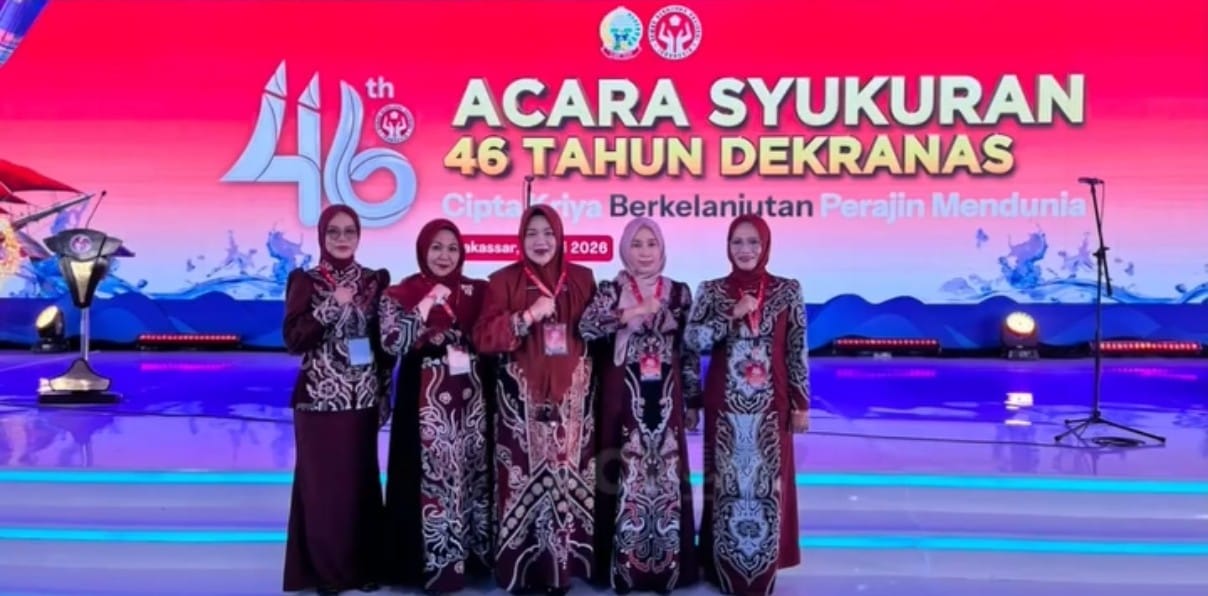 Ketua TP PKK Bengkulu Selatan Hadiri HUT Dekranas ke-46 di Makassar, Bawa Misi Kriya Lokal Tembus Pasar Global