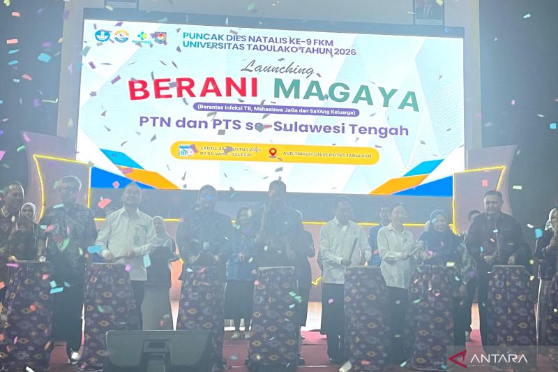 1.073 Mahasiswa dari 7 Kampus di Sulteng Dikerahkan ke 4 Daerah untuk Percepatan Eliminasi TB