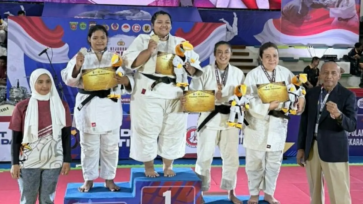 Bripka Cinthia Lampah Sumbang Medali Perunggu Judo untuk Polda Sulut di Kapolri Cup 2026 Samarinda