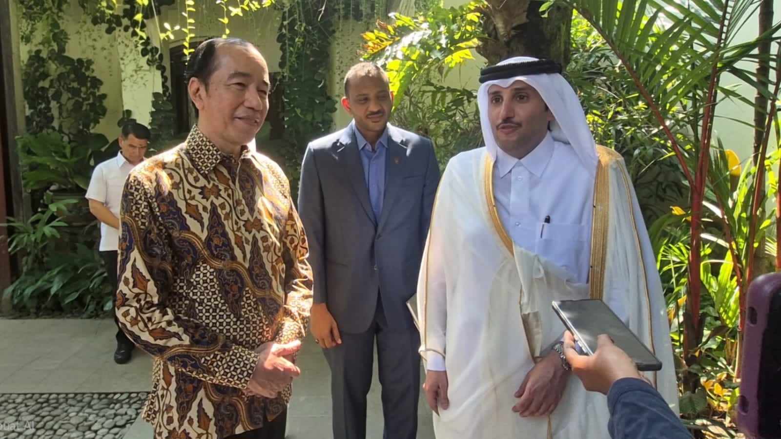 Kunjungan Dubes Qatar ke Rumah Jokowi di Solo, Momen Tanya Situasi Terkini Timur Tengah