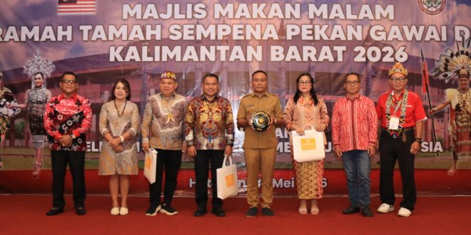Wagub Kalbar Krisantus Ajak Suku Dayak Lestarikan Budaya di Tengah Pekan Gawai ke-40, Delegasi Malaysia Hadir