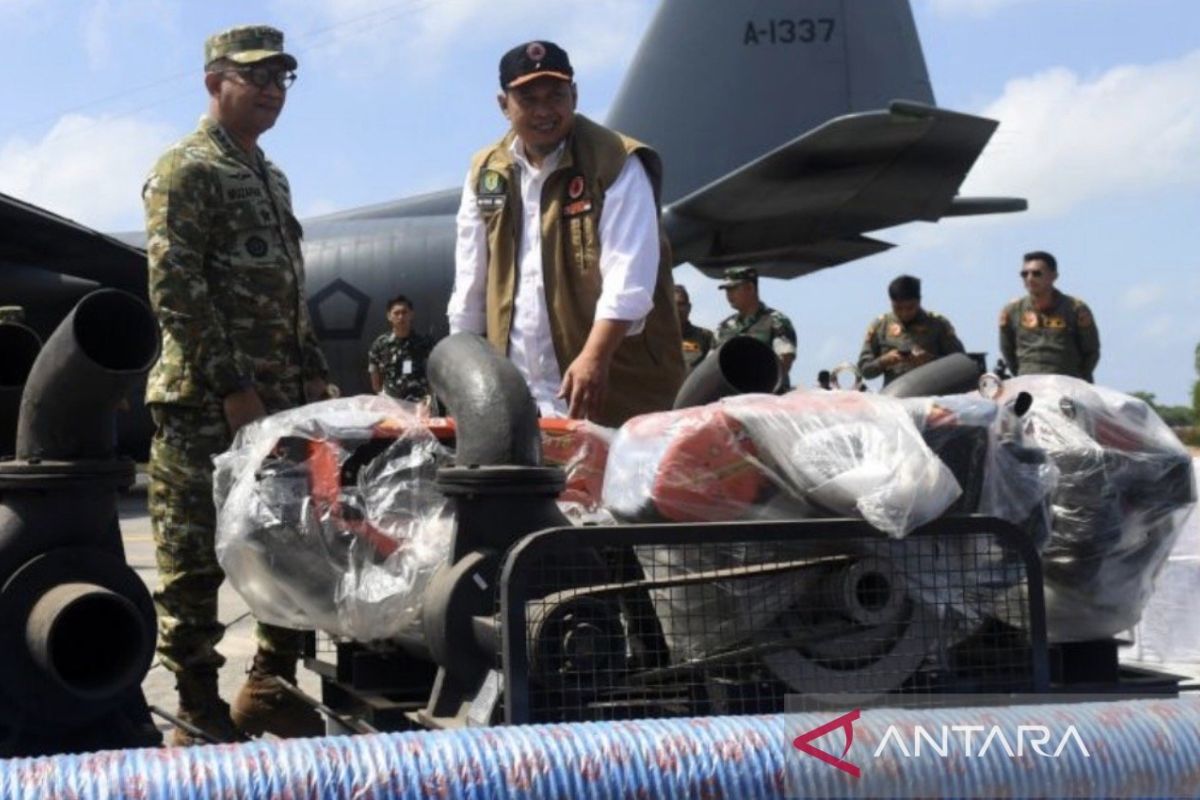 Kaltim Terima 39 Unit Pompa Air dari Pusat untuk Karhutla, Prioritas Dikirim ke Paser, Berau, dan Kutai Kartanegara