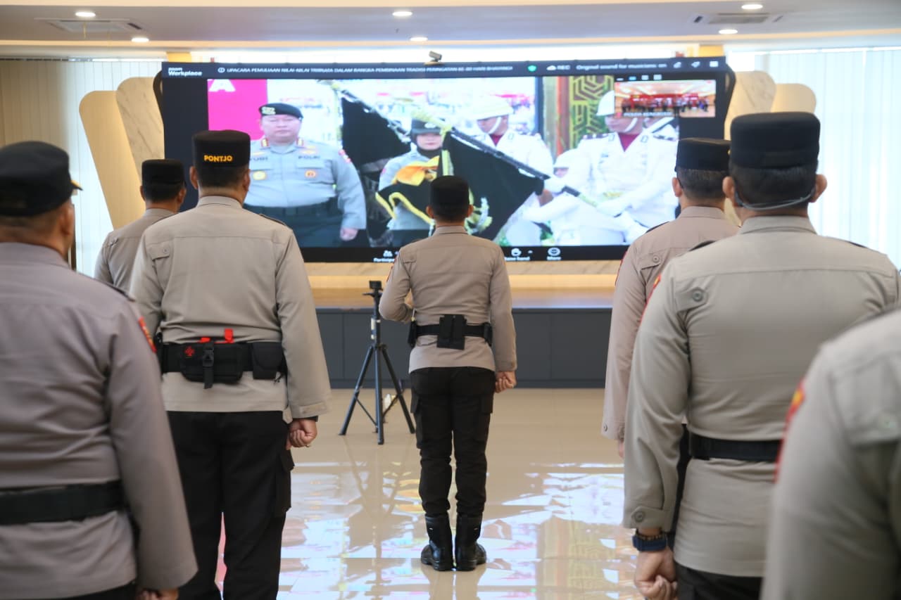 Polda Bengkulu Gelar Upacara Pemuliaan Nilai-Nilai Tribrata, Teguhkan Komitmen Pengabdian Personel Menuju Hari Bhayangkara ke-80
