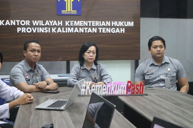 Kanwil Kemenkum Kalteng Matangkan Standar Layanan JDIHN, Dorong Pemda dan DPRD Rutin Perbarui Dokumen Hukum