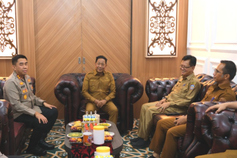 Bupati Murung Raya Terima Kunjungan Plh Kapolres, Karhutla dan Kamtibmas Jadi Bahasan Utama