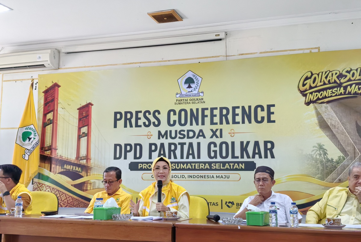 Musda XI Golkar Sumsel Digelar 1-2 Agustus di Palembang, Pendaftaran Calon Ketua Resmi Dibuka Hari Ini