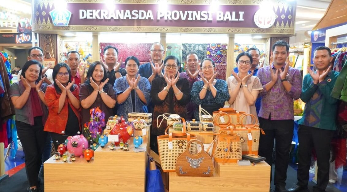 Dekranasda Bali Bawa 8 Produk Kriya Unggulan ke Panggung Nasional di Makassar, Putri Koster Optimistis Tembus Pasar Global
