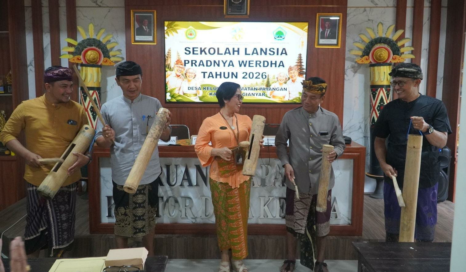 Sekolah Lansia ke-63 di Bali Resmi Beroperasi di Gianyar, 30 Warga Kelusa Ikut Pendidikan Nonformal Selama 6 Bulan