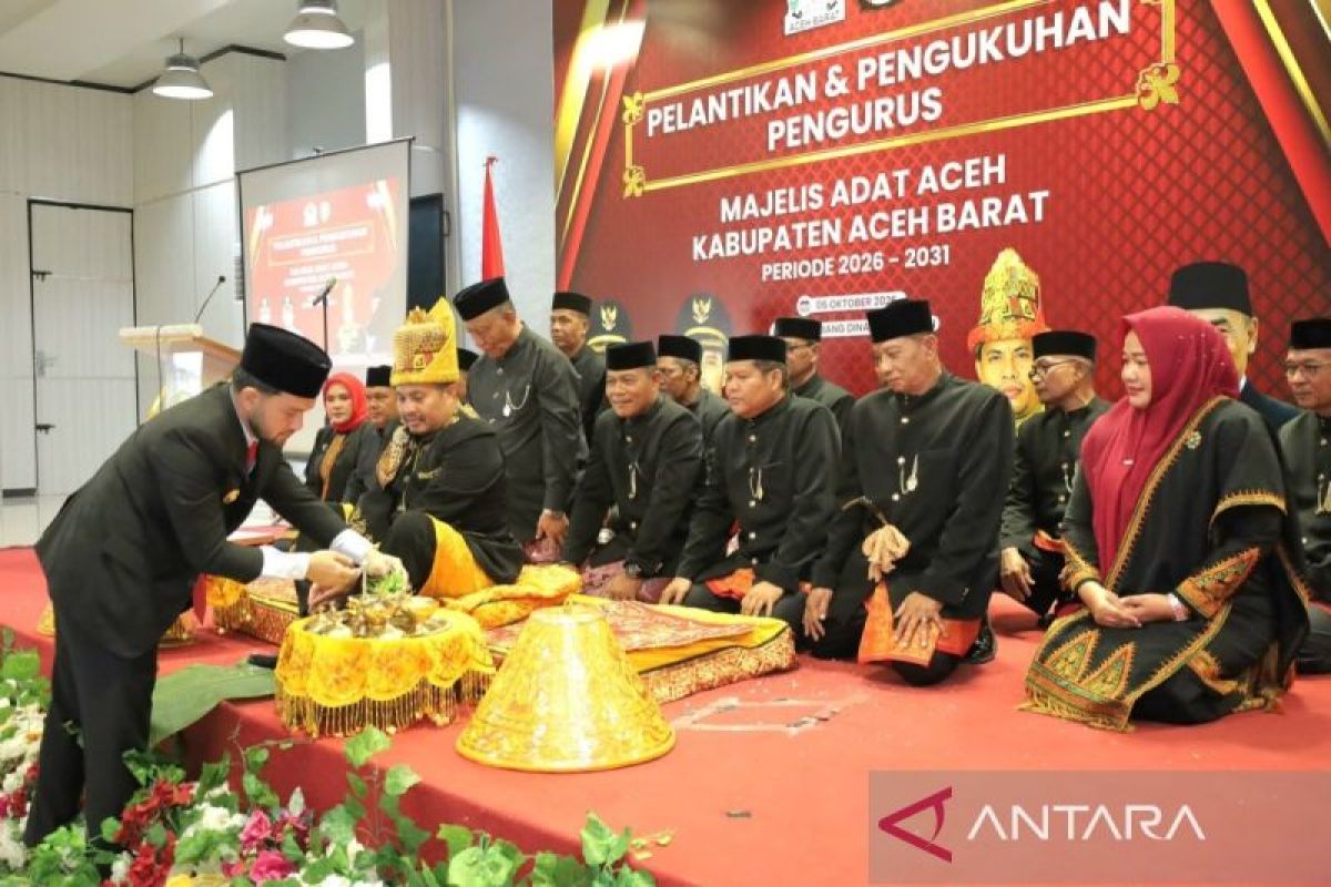 Pemkab Aceh Barat Lantik Pengurus MAA 2026-2031, Wabup Tekankan Adat dan Syariat Satu Arah