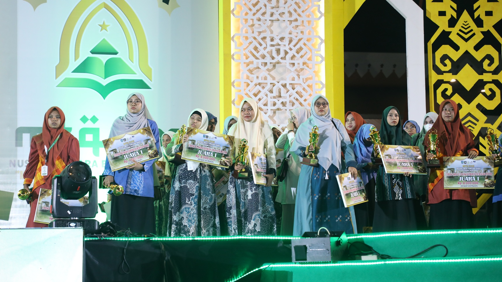 Lombok Tengah Kunci Juara Umum MTQ XXXI NTB 2026, Kumpulkan 245 Poin di Bawah Tuan Rumah