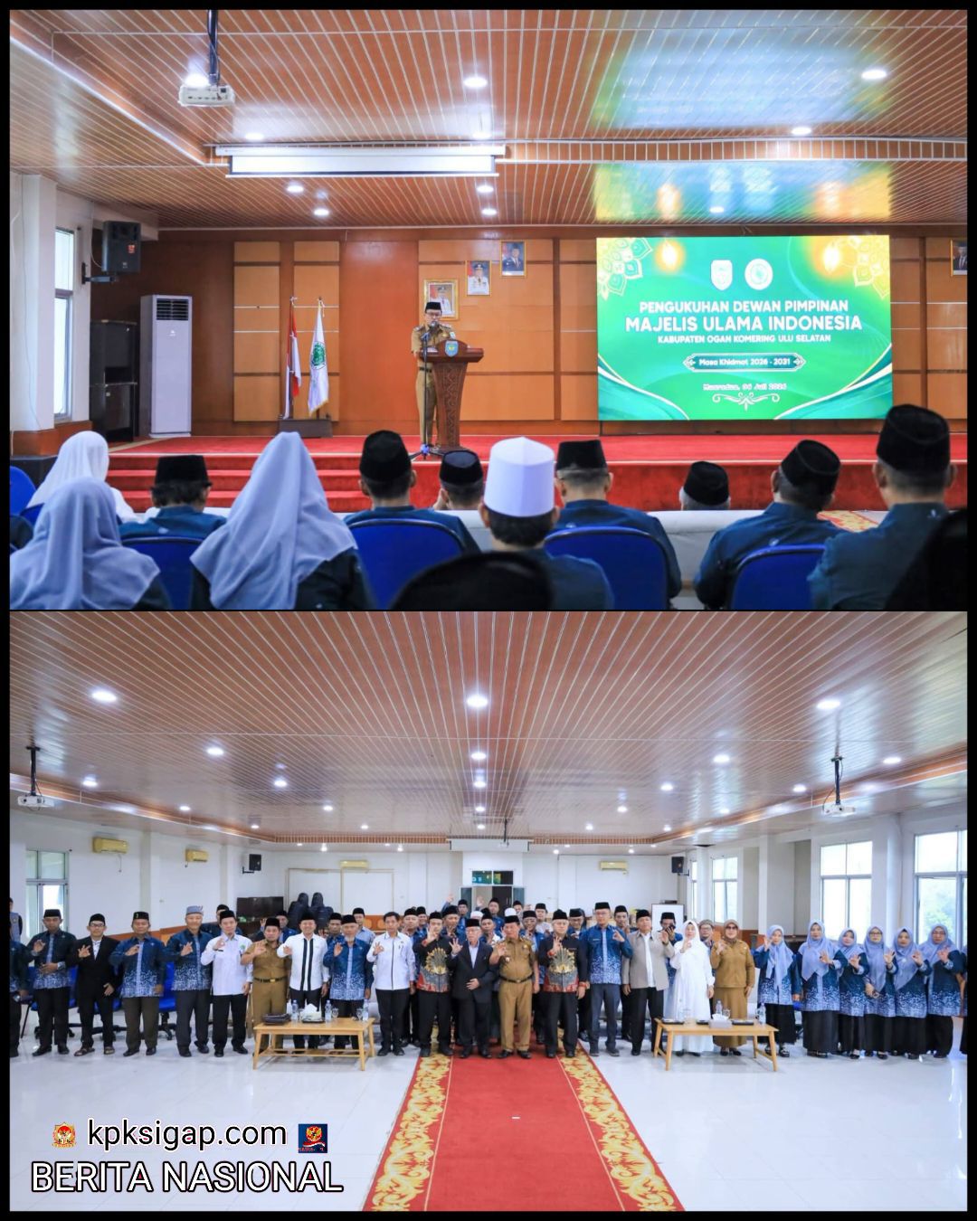 Pengukuhan Dewan Pimpinan MUI OKU Selatan Masa Khidmat 2026–2031, Pemerintah Dorong Penguatan Sinergi Ulama dan Umara