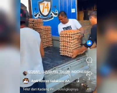 Mentan Amran Promosikan Peternakan Telur Sidrap Lewat Medsos, Peternak H. Jama Rasakan Dampak Positif