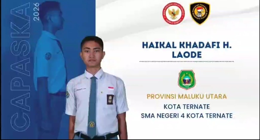 Setelah 10 Tahun, Kota Ternate Kembali Kirim Wakil ke Paskibraka Nasional 2026, Putra Security Ini Lolos