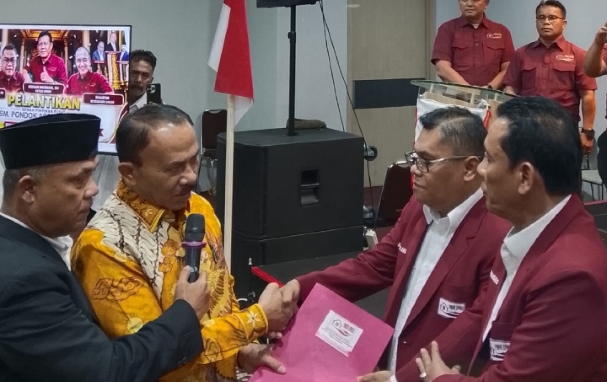 Ketua Dewan Penasehat Pondok Aspirasi Sumut Maruli Siahaan Lantik Pengurus Pusat dan 16 DPD, Minta Organisasi Jangan Cari Keuntungan Pribadi