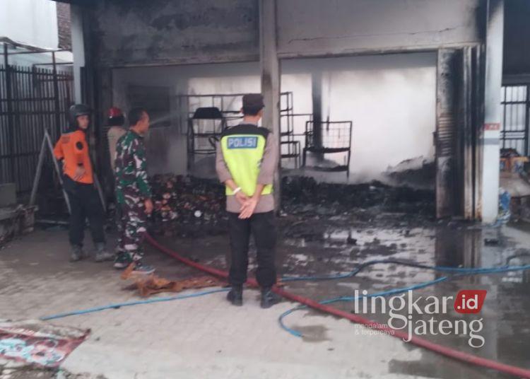 Kebakaran Bengkel dan Toko Sparepart di Rembang Hanguskan Bangunan, Kerugian Capai Rp1,5 Miliar