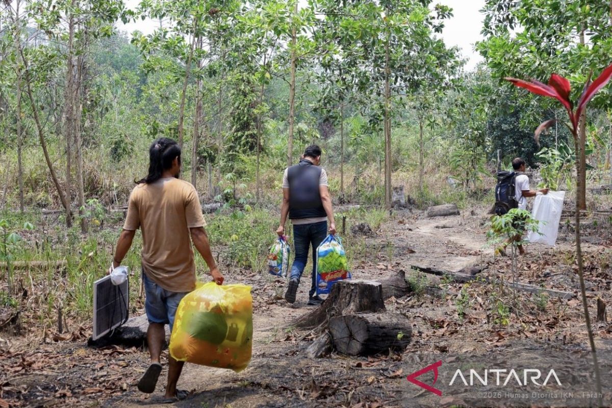 OIKN Lanjutkan Dialog Persuasif Warga Tahura Bukit Soeharto, 1 Keluarga Perambah Pulang Sukarela