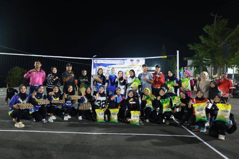 Malam Berbinar di Bengkulu Tengah: Voli Putri, Robotik, dan Semangat Kebersamaan Antar-OPD