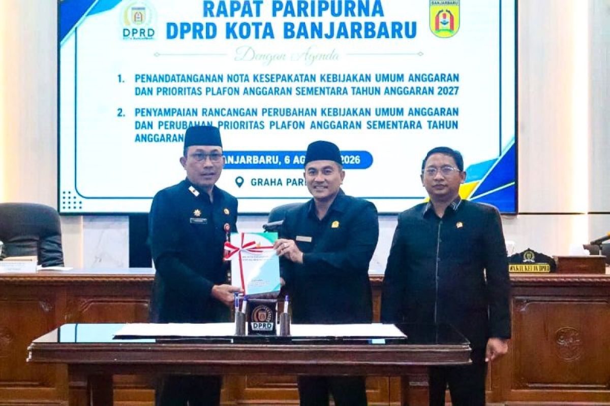 Rancangan Perubahan APBD Banjarbaru 2026 Disetujui Naik ke Rp 1,653 Triliun, Defisit Ditutup SiLPA