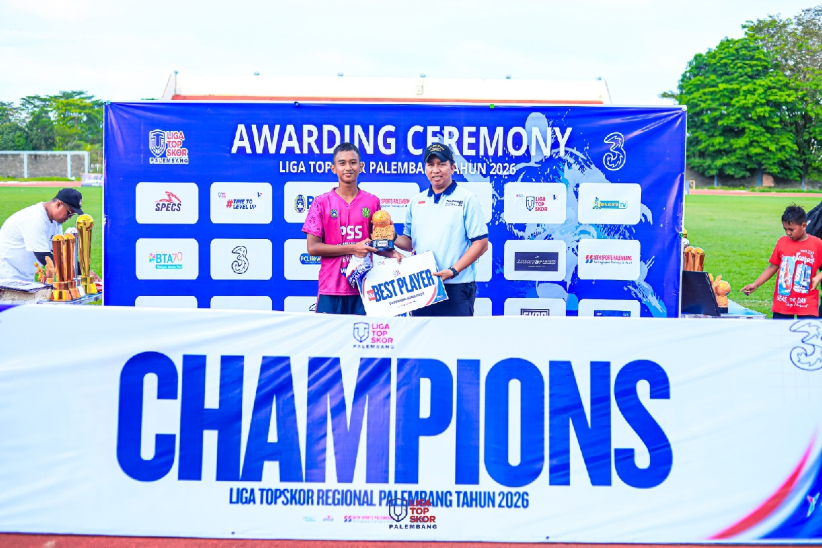 SSB Palembang Soccer Skills Runner Up Liga Top Skor 2026, Abqory Sheva Alfiano Sabet Gelar Pemain Terbaik