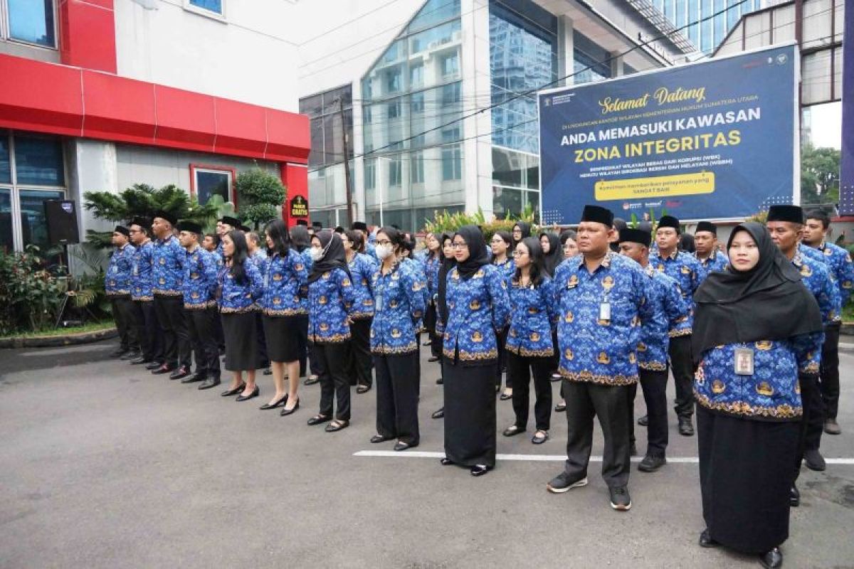 Kanwil Kemenkum Sumut Gelar Upacara Hari Kesaktian Pancasila, Jadi Momen Terakhir Kepala Kanwil di Medan